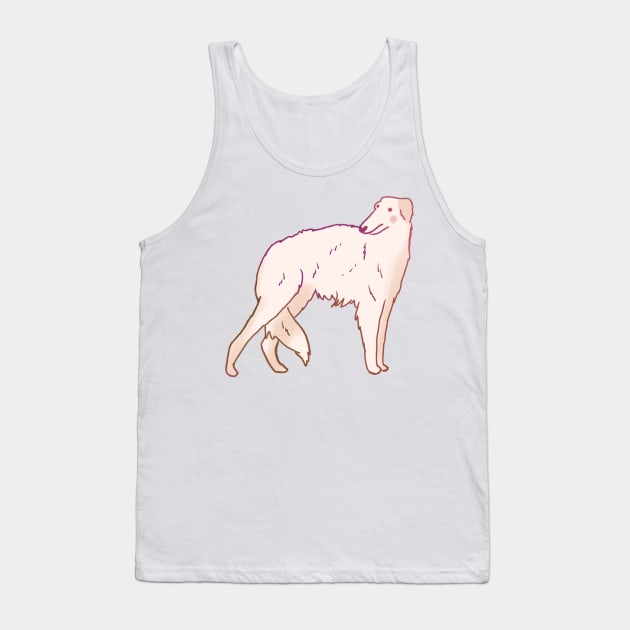 borzoi art Tank Top by Mayarart